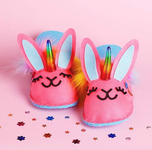 Klutz Sew Your Own Unicorn Bunny Slippers Craft Kit in Saudi Arabia