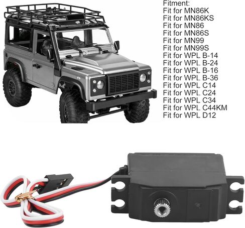 RC Digital Servo Micro Servo Metal Geared Motor Kit,Upgraded RC 25g Metal Gear Servo for MN86K/86KS/86/86S/99/99S/WPL B‑14/B‑24/B‑16/B‑36/C14/C24/C34/C44KM/D12 1/8 1/10 RC Car Robot Arm Boat Airplane in Saudi Arabia