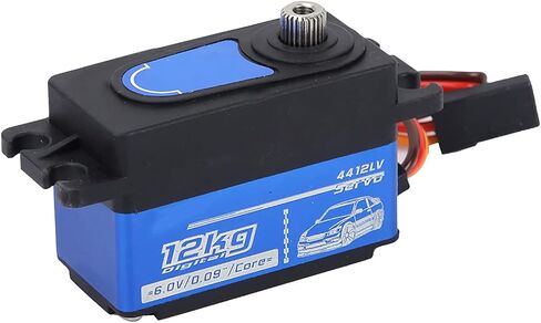 POCREATION RC Car Servo، 1:10 جهاز تحكم عن بعد الانجراف SPT4412LV 12 كجم مؤازرة منخفضة المستوى RC سيارة مؤازرة رقمية مؤازرة كبيرة التواء معدني لـ RV in Kuwait