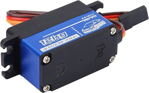 POCREATION RC Car Servo، 1:10 جهاز تحكم عن بعد الانجراف SPT4412LV 12 كجم مؤازرة منخفضة المستوى RC سيارة مؤازرة رقمية مؤازرة كبيرة التواء معدني لـ RV in Kuwait