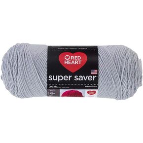Red Heart Super Saver Yarn 341 Light Grey in Kuwait