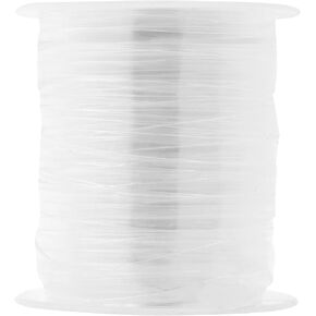 Mandala Crafts 1/4" Lightweight Clear Elastic Band for Sewing Bra Lingerie in Saudi Arabia