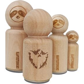Spooky Ghost Creepy Halloween Spirit Rubber Stamp for Stamping Crafting Planners - 1 Inch Medium in Kuwait