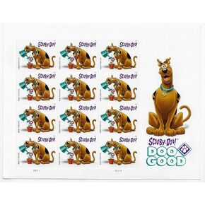 Scooby-Doo! 12 First-Class Forever Stamps in Saudi Arabia