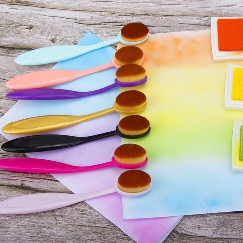 14 فرشاة مزج الحبر الحرفية 14 لونًا مقاس 14 بوصة in Kuwait