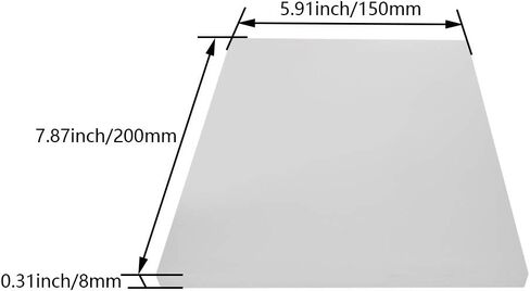 Heyiarbeit Plastic Cutting Board Mat Stamping Punching Hammer Pad White for DIY Leather Craft Tool 200x150x8mm 1pcs in Saudi Arabia