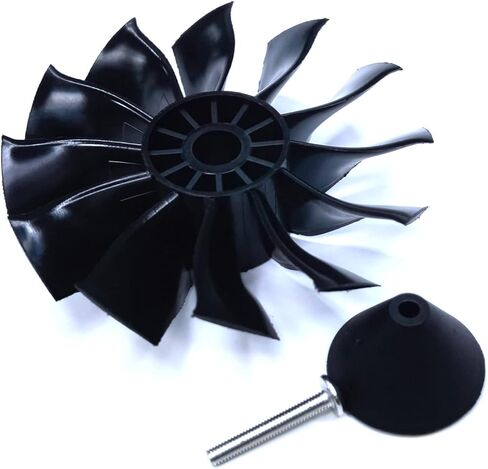 DoBoFo EDF 70 مم pro CCW 6S 2100KV 12 شفرات 25.2 فولت مروحة كهربائية مجاري الهواء، مروحة محرك نفاث RC هواية، أجزاء سيارة RC عالية السرعة بدون فرش، نموذج التحكم عن بعد استبدال أجزاء الطائرة DIY in Saudi Arabia