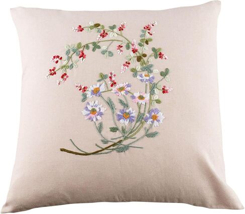 مجموعة غطاء وسادة من Gazechimp مطرزة بغرز متقاطعة، بساتين الفاكهة in Kuwait