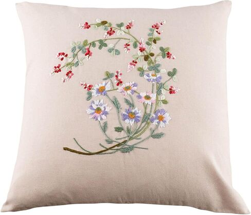 مجموعة غطاء وسادة من Gazechimp مطرزة بغرز متقاطعة، بساتين الفاكهة in Kuwait