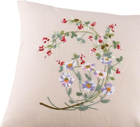 مجموعة غطاء وسادة من Gazechimp مطرزة بغرز متقاطعة، بساتين الفاكهة in Kuwait