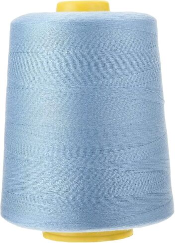 Othmro 1Pcs Polyester Sewing Thread 402 Serger Machine Thread 8000 Yards Each Spools Embroidery Thread Connecting Serger Thread for DIY Sewing Machine and Hand Repair Works Light Blue 307 in Kuwait