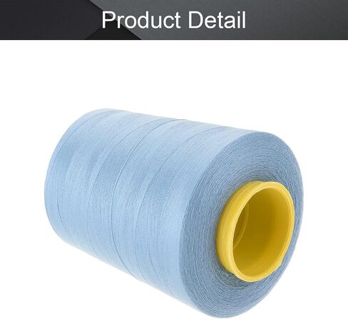 Othmro 1Pcs Polyester Sewing Thread 402 Serger Machine Thread 8000 Yards Each Spools Embroidery Thread Connecting Serger Thread for DIY Sewing Machine and Hand Repair Works Light Blue 307 in Kuwait