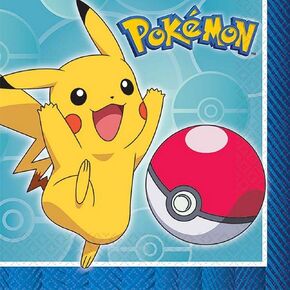 Pokemon Beverage Napkins - Includes 16 per package in Kuwait