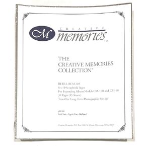 Creative Memories 8 x 10 Scrapbook 30 Refill Pages in Kuwait
