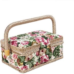 Empty Box Storage Box Home Daily Use of Color Embroidery Tool Storage Box Cloth Neckline Box (Color : 3-pack, Size : M) in Kuwait