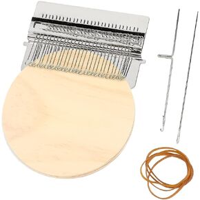 Small Loom Speedweve Type Weave Tool,darning Loom Quickly Mini Mending Convenient Darning Loom for Mending Jeans Socks Clothes Loom Machine Makes Beautiful Stitching Diy Weaving Arts (14 Hooks) in Saudi Arabia