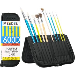 MEEDEN Paint Brush Holder, 11.5 X 10 Inch Zippered Painting Brush Case, Organization and Storage Bag for Artist Paint Brush (Brushes NOT Included) in Saudi Arabia