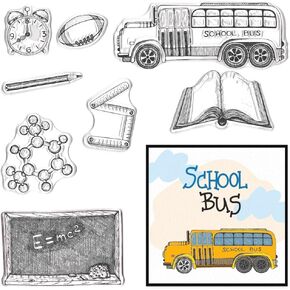 Guidepost Clear Stamps for Card Making Road Sign Background Clear Stamp Signposts Guideboard Transparent Silicone Stamps for DIY Scrapbooking Supplies Embossing Paper Card Album Decoration Crafts