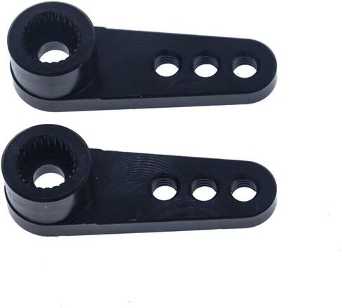 قطعتان من قطع ذراع ذراع ذراع تحكم RC معدنية 25T لسيارة 1/8 1/10 طراز سيارة/قارب Futaba HSP HPI Wltoys Himoto Redcat Traxxas محور in Saudi Arabia