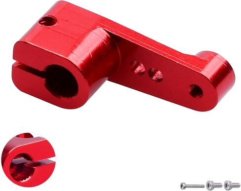 Aluminum Servo Horn Arm for Axial SCX24 Servo AS-1 AXI31619 (Black) in Kuwait
