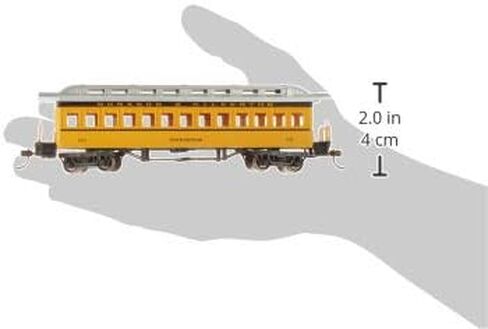 Bachmann Hobby Train Passenger Car, Prototypical Yellow in Saudi Arabia
