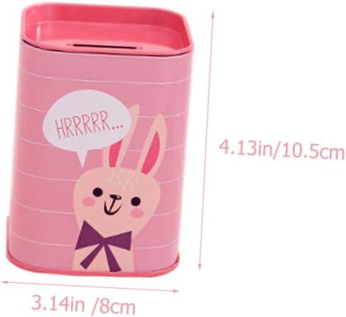 SAFIGLE 3pcs Student Savings Tin Can Animal Decor Metal Coins Baby Keepsake Save Spend Share Bank for Kids Coin Storage Jar Cartoon Money Box Children Saving Pot Change Container Coin Bank in Saudi Arabia