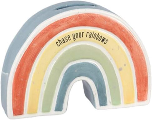 Youngs 20698 Ceramic Chase Your Rainbow Money Bank, 5-inch Length, Multicolor in Saudi Arabia