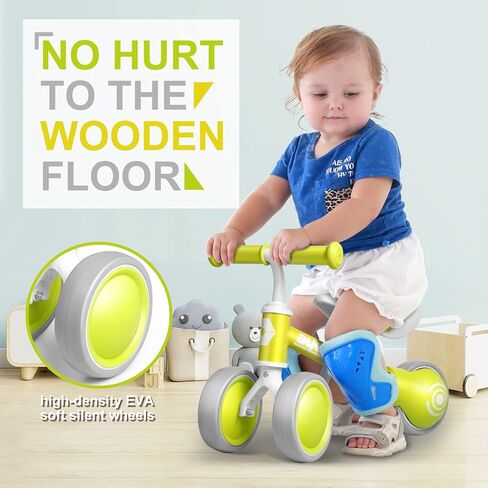 دراجة أطفال AyeKu، ألعاب لطيفة للأطفال الصغار من عمر 12 إلى 36 شهرًا، دراجة توازن للأولاد والبنات بعمر سنة واحدة لتدريب الطفل من الوقوف إلى الجري، أفضل الهدايا للأطفال في عيد ميلادهم بعمر عام واحد. in Kuwait