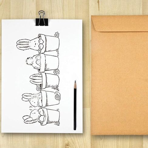 سعيد أرنب عيد الفصح سيليكون واضح ختم بوعاء النبات ختم Stamps لصنع بطاقة الزهور DIY قالب سكرابوكينغ النقش الحرف in Saudi Arabia