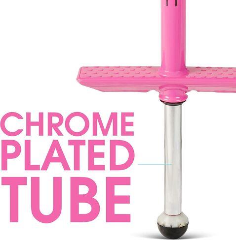 ماد جير عصا بوجو للاطفال - مثالية للاطفال من سن 8 سنوات فما فوق - عصا بوجو للمبتدئين - اقصى وزن 175 باوند - بينك/ازرق مخضر in Kuwait