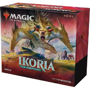 Magic: The Gathering Ikoria: Lair of Behemoths Bundle | 10 Booster Packs (150 Cards) | Foil Lands | Accessories in Kuwait