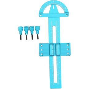 VGEBY RC Absorber Measuring Tool, Aluminium Alloy Adjustable Measurement Wheel Adjustment Shock for RC Car (Blue) Model Car Accessories in Saudi Arabia