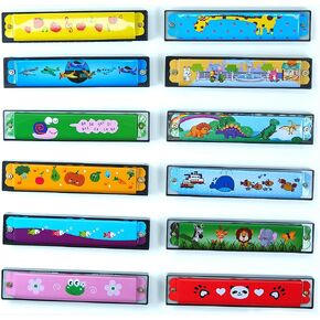 Harmonica for Kids Birthday Party Favor, 24Pcs Kids Harmonica Toy Gift, 16 Holes Toddler Harmonicas, Party Favors for Kids Goodie Bags