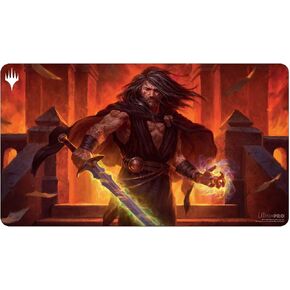 Ultra PRO - Magic: The Gathering - مفرش لعب بطاقات Dominaria United (H) - رائع لألعاب الورق والمعارك ضد الأصدقاء والأعداء، مثالي للاستخدام المنزلي بمثابة لوحة ماوس للكمبيوتر الشخصي أو حصيرة المكتب in Kuwait