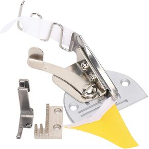 Double Fold Angle Overlock Binding of Curve Folder Bias Sewing Machine Binding Attachment Industrial Sewing Machine Accessories[22mm] Attachments