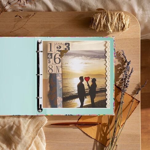 50 Pack of Scrapbook Refill Pages, 12.25" X 12.25" Clear Sheet Protectors for 3 Ring Binder, Plastic Sheet Sleeves, Top Loading Paper Protector, Archival Safe for Documents and Photo in Saudi Arabia