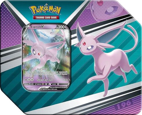 Pokemon Cards: 2022 Spring V Heroes Espeon V Tin in Saudi Arabia