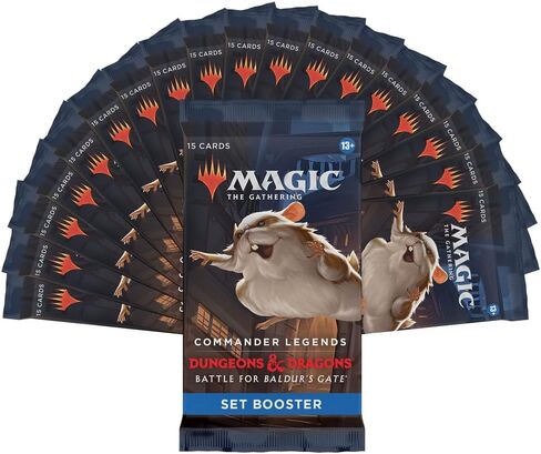 Magic: The Gathering Commander Legends: Battle for Baldur’s Gate Set Booster Box | 18 Packs (270 Magic Cards) in Saudi Arabia
