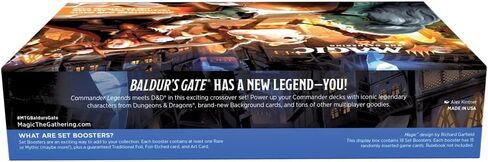 Magic: The Gathering Commander Legends: Battle for Baldur’s Gate Set Booster Box | 18 Packs (270 Magic Cards) in Saudi Arabia