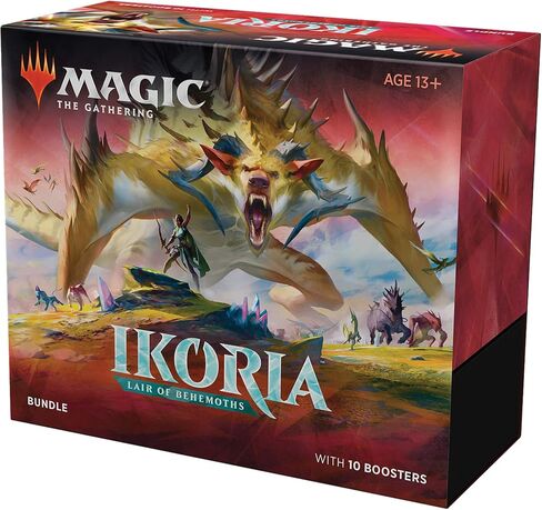 Magic: The Gathering Ikoria: Lair of Behemoths Bundle | 10 Booster Packs (150 Cards) | Foil Lands | Accessories in Saudi Arabia