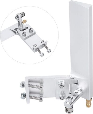 Dilwe 95mm Suction Water Rudder Absorbing Steering Kits RC Boat Semi?immersed Model Parts in Saudi Arabia