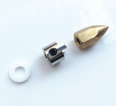 1Set Drive Dog Prop Nut Teflon Washer for 1/4" Shaft RC Boat in Kuwait