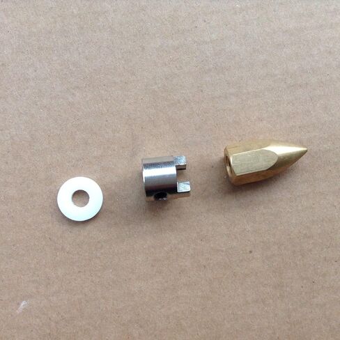 1Set Drive Dog Prop Nut Teflon Washer for 1/4" Shaft RC Boat in Kuwait