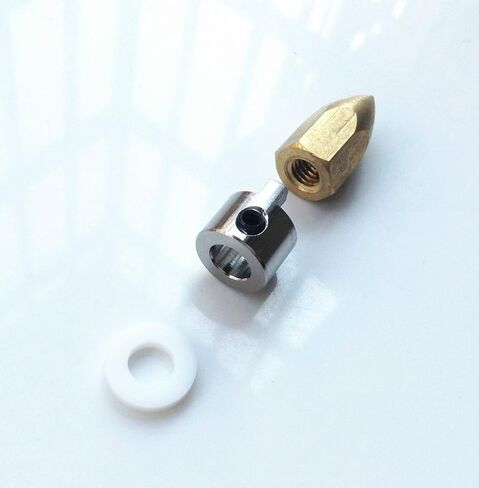 1Set Drive Dog Prop Nut Teflon Washer for 1/4" Shaft RC Boat in Kuwait