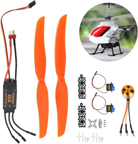 محرك بدون فرشاة Syrisora ​​A2212 1000KV 40A ESC SG90 9G Micro Servo 1060 Propeller لطائرة RC (A2212 1000KV محرك بدون فرشاة 40A ESC SG90 9G Micro) in Kuwait