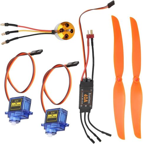 محرك بدون فرشاة Syrisora ​​A2212 1000KV 40A ESC SG90 9G Micro Servo 1060 Propeller لطائرة RC (A2212 1000KV محرك بدون فرشاة 40A ESC SG90 9G Micro) in Kuwait