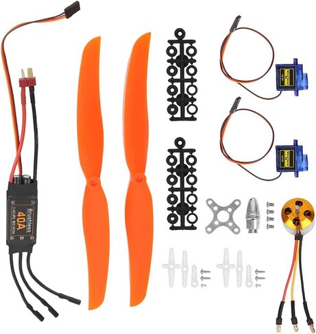 محرك بدون فرشاة Syrisora ​​A2212 1000KV 40A ESC SG90 9G Micro Servo 1060 Propeller لطائرة RC (A2212 1000KV محرك بدون فرشاة 40A ESC SG90 9G Micro) in Kuwait