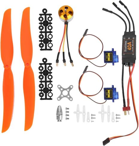 محرك بدون فرشاة Syrisora ​​A2212 1000KV 40A ESC SG90 9G Micro Servo 1060 Propeller لطائرة RC (A2212 1000KV محرك بدون فرشاة 40A ESC SG90 9G Micro) in Kuwait