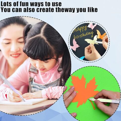 6pcs Dry Liquid Glue Glue Pens, Colorful Sticky Glue Glue Pens Quick Dry Glue Pens for Scrapbooking Fabric Card Making and Crafts (6 Colors) in Saudi Arabia