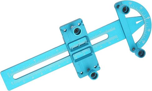 VGEBY RC Absorber Measuring Tool, Aluminium Alloy Adjustable Measurement Wheel Adjustment Shock for RC Car (Blue) Model Car Accessories in Saudi Arabia